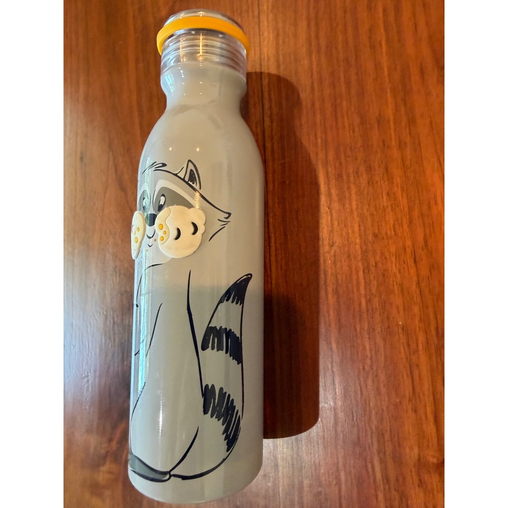Disney Parks Pocahontas Meeko Raccoon Stainless Steel Water Bottle 20oz - Picture 3 of 10